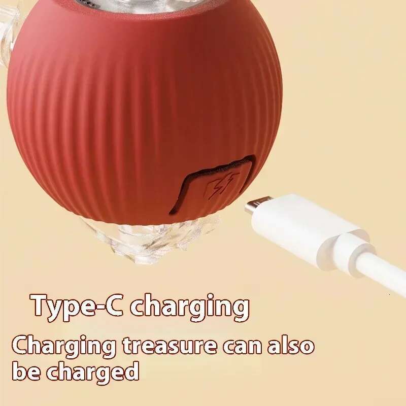 DHpet Smart Cat Toys Automatic Rolling Ball Fake Tail Rechargeable Electric Pet Interactive Toy Dog Cat Training Imitate Mouse Tail