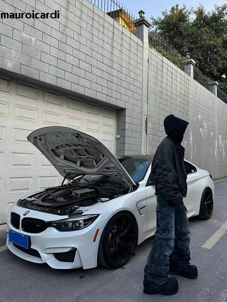 Mauroicardi Spring Extra Large Retro Black Artificial Suede Leather Jacket Mens Zipper 2piece y ner Clothing Hoodie 250312