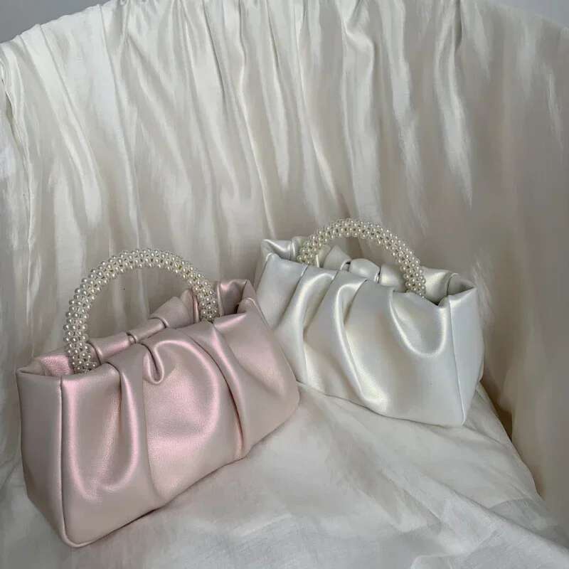 Fashion Pearl Handle Women s Mini Bag Dinner Party Handbag Wallet Handbag Trendy Design Women s Square Shoulder Bag Wallet Phone Lipstick Crossbody Ba