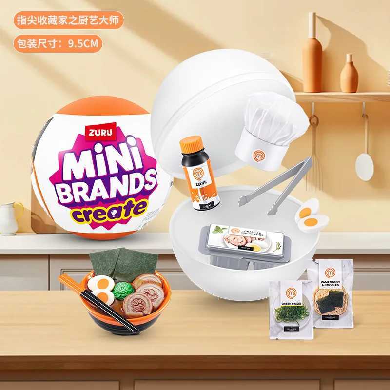 Mini Brands Toys 5 Surprises Mini Brands Create Food Illusion Box Capsules Real Miniature Creations Series Blind Box Toys X250312