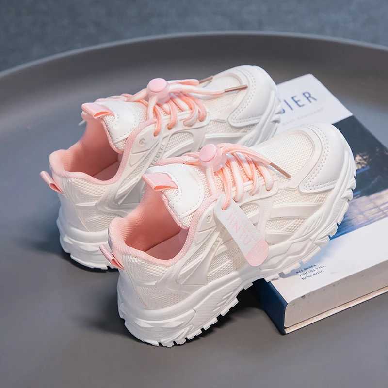 Children Sneaker Girls Platform Shoes Fashion 2025 New Chunky Sole Spring Casual Sneaker Sports Tennis Shoes for Kids Girls Z250312