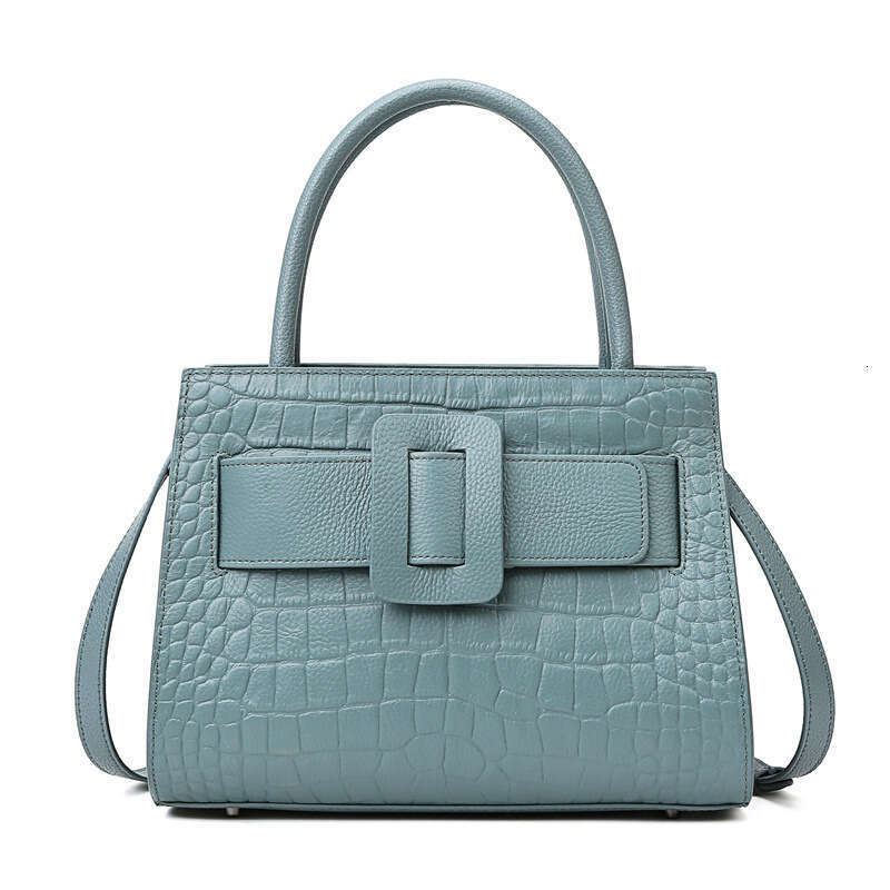 Women's Bags Handheld with feminine temperament new fashionable large capacity single shoulder bag, simple and atmospheric crocodile pattern cros