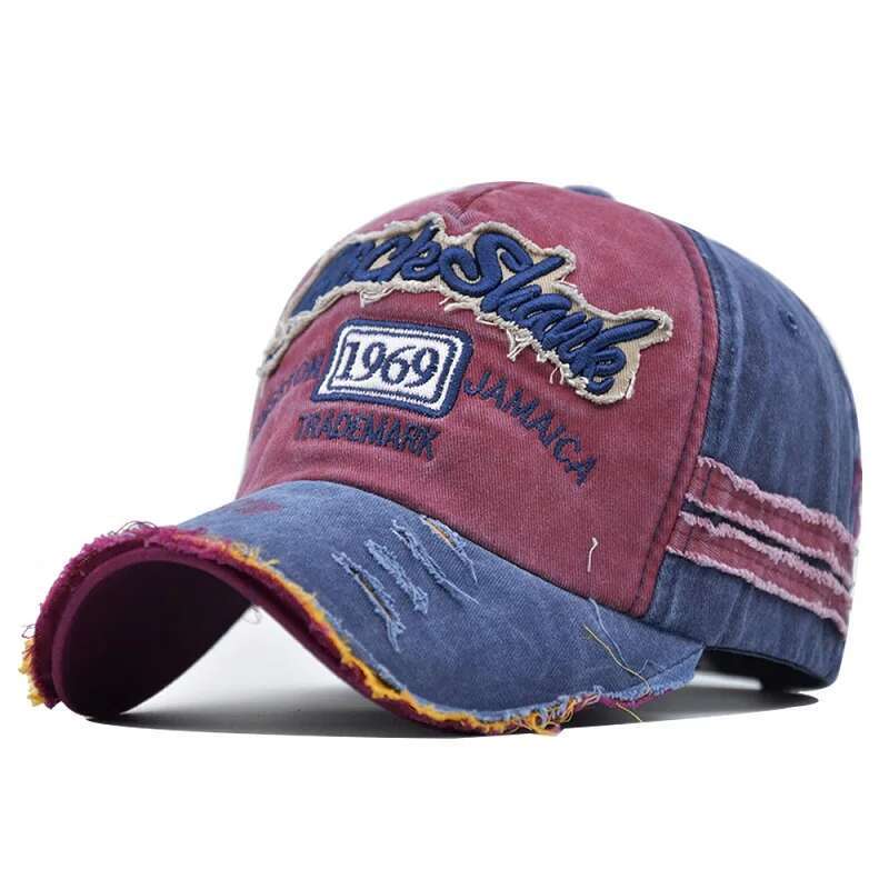 Men Woman's Baseball Caps Adjustable Casual Retro Embroidered 1969 Cotton Sun Unisex Solid Color Outdoor Visor Fitted Hats
