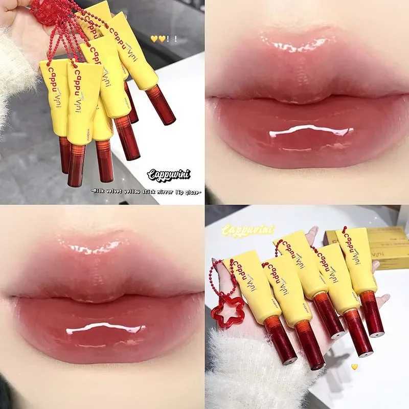 Mirror water liquid lipstick crystal jelly lipstick gloss moisturizing sexy lipstick lip gloss makeup lasting Korean cosmetics W250312