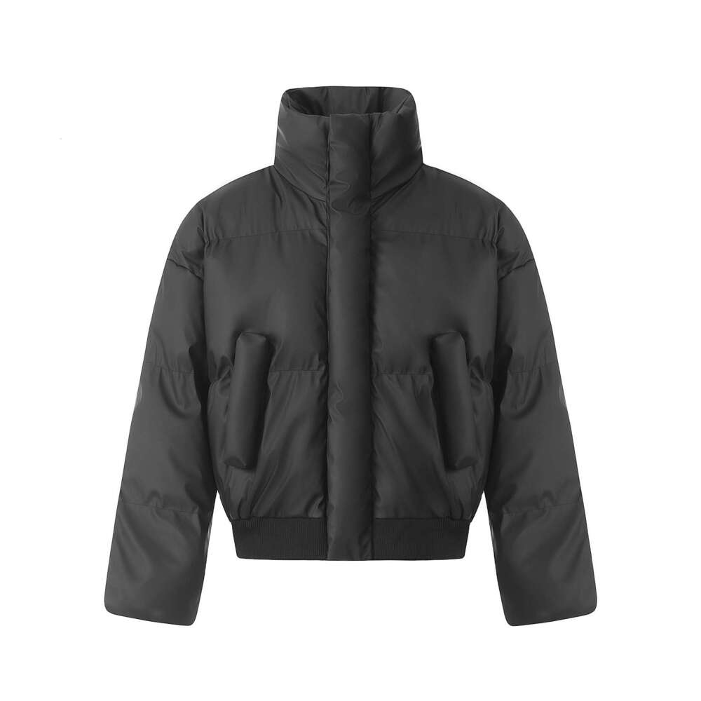 Jiayiku Trendy Brand 2024 New Winter Warm Bread Short Jackets American Cotton Clothes Men And Women
