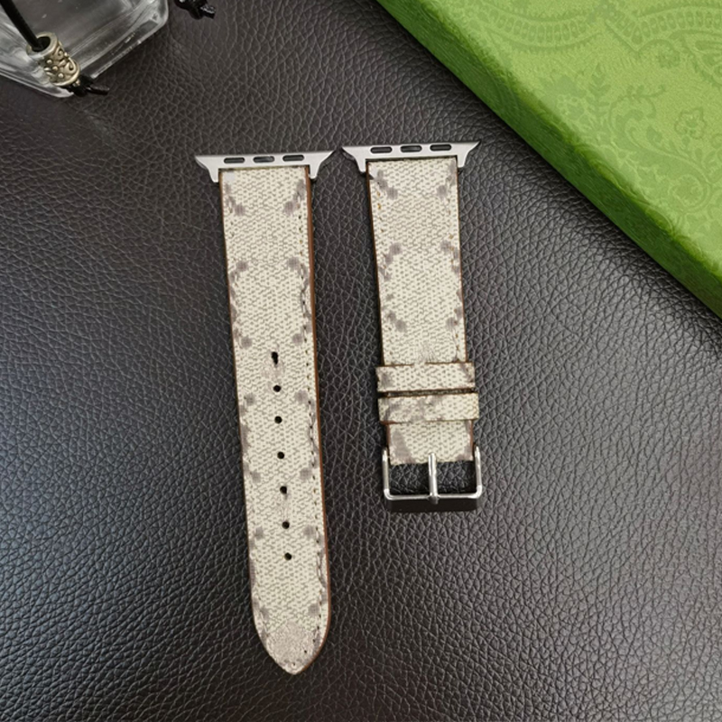 Designer Apple Watch Band Smart Straps for apple watch series 9 8 3 4 5 6 7 SE Ultra Bands 38MM 42MM 40mm 45mm 44mm 49mm Luxury double Leather Fabrics Woven Watchband