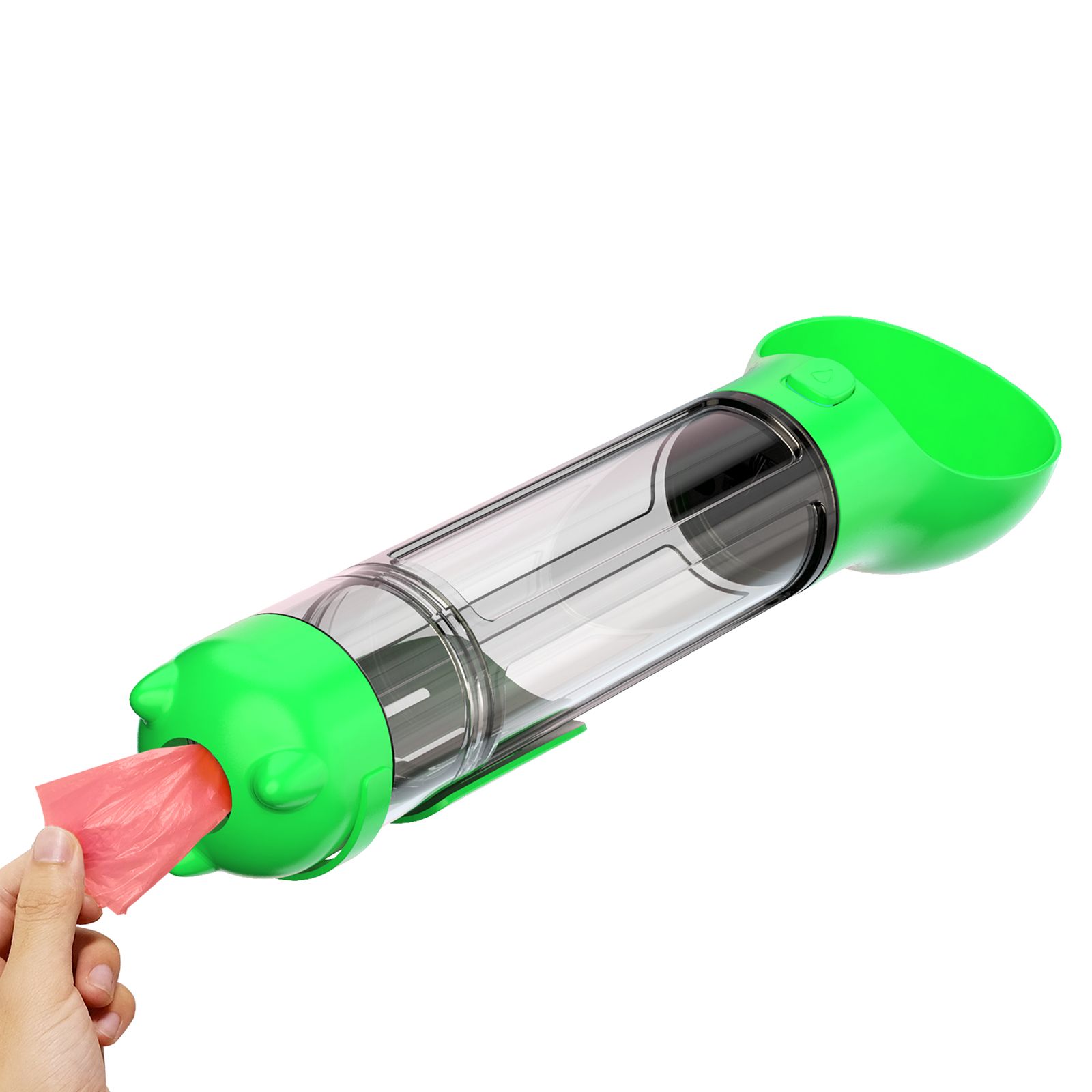 Compact Multi-Use Dog Accessories Pack Featuring Collapsible Feeder & Hydration Container