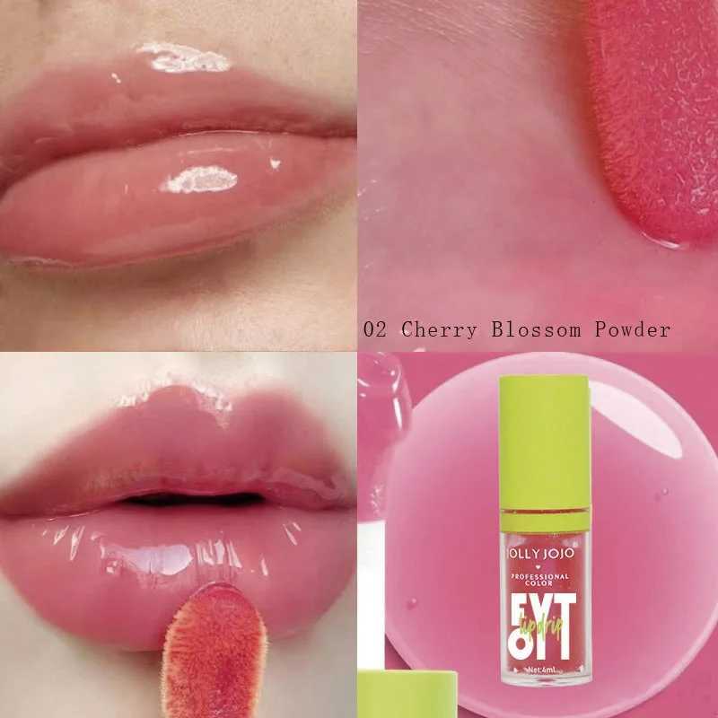 JOLLY JOJO Jelly Crystal Lip Oil Plumping Lip Lightening Lip Lines Water Light Lip Glaze Clear Lip Gloss Wholesale Cosmetics Hot W250312