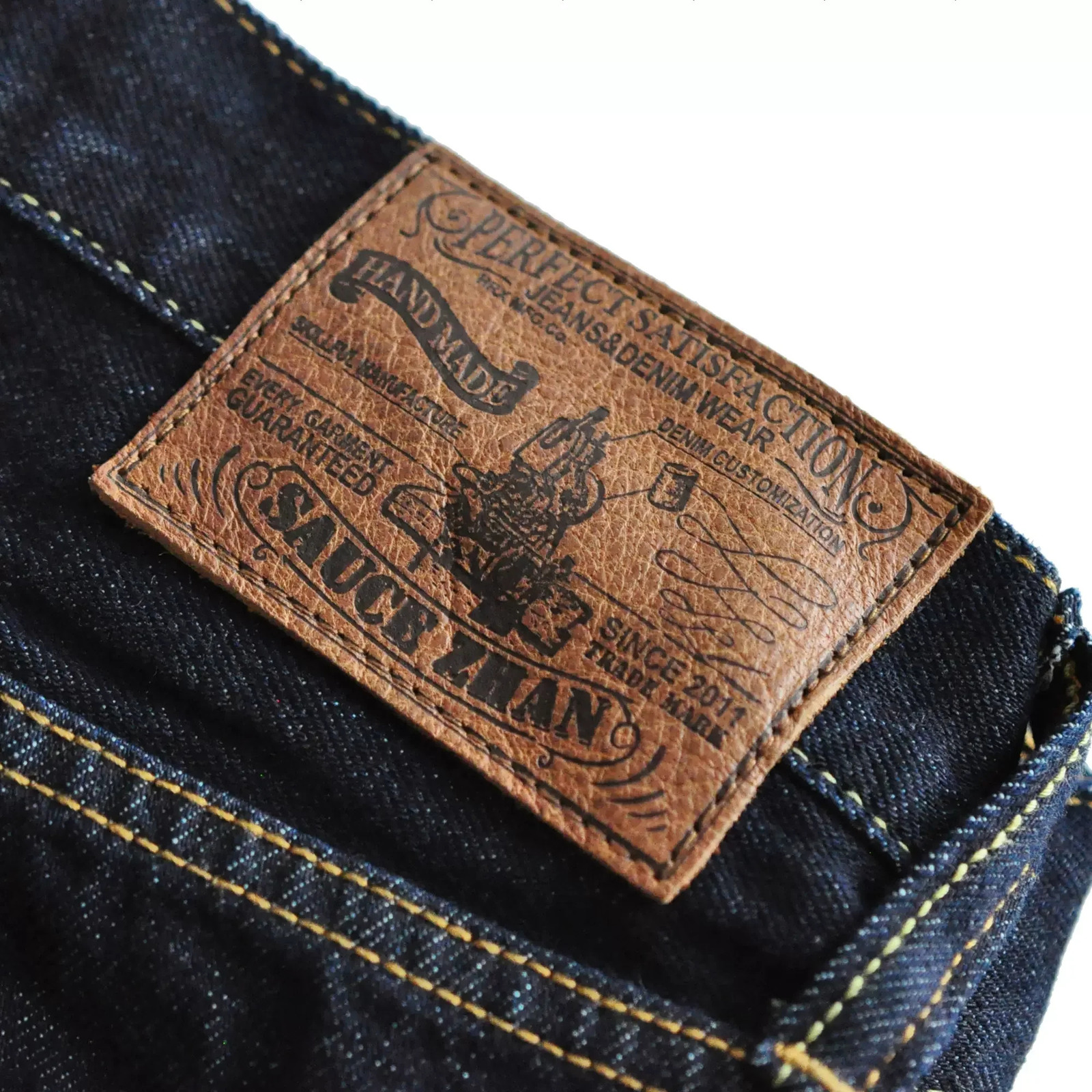 SauceZhan Mens Shorts Jean Indigo Buffet Denim Summer Casual Suitable 250312