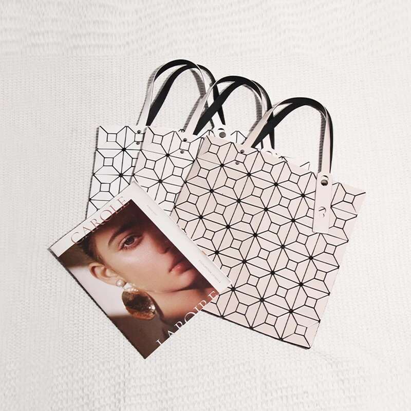 New Handbag Bao Bag Geometric Bags For Women 2024 Quilted Shoulder Bags Totes Female Handbags Bolsa Feminina