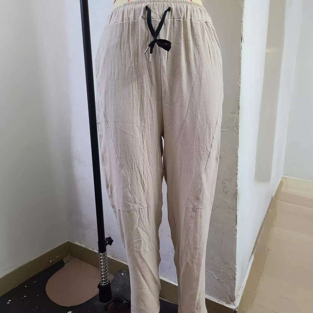 plus size loose casual sports pants, cotton en drawstring hip-hop lantern shorts, men's 2025 new style, chic and elegant clothing