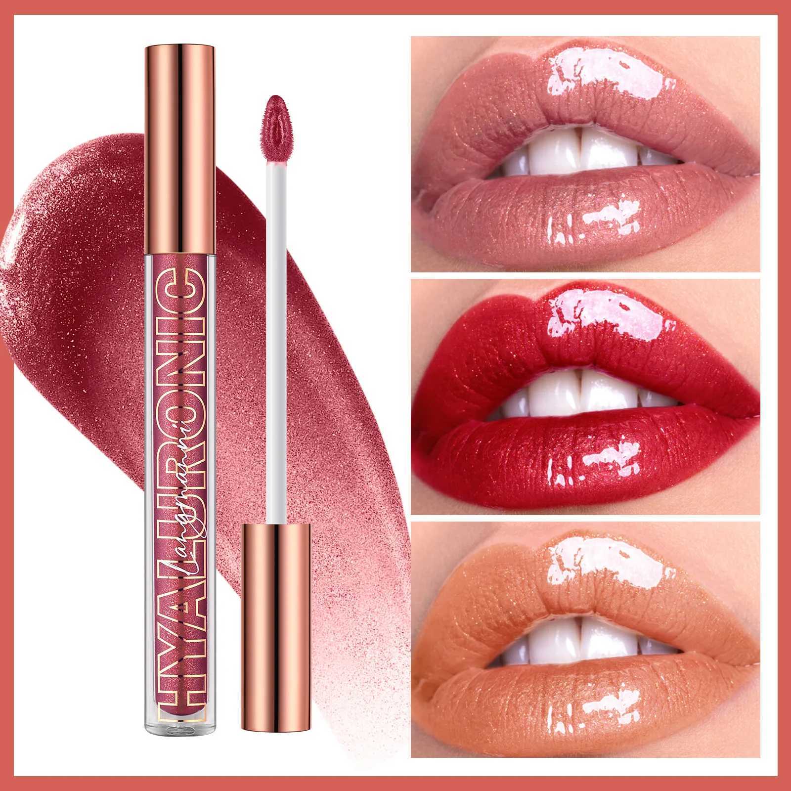 Langmanni hyaluronic acid lipstick gloss 8 colors available humectant lipstick gloss W250312