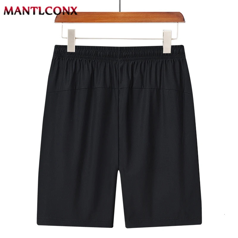 Summer Mens Sport Shorts Cool Sportswear Running Shorts Casual Bottoms Gym Fitness Training Jogging Short Pants Men Black Gray 250310
