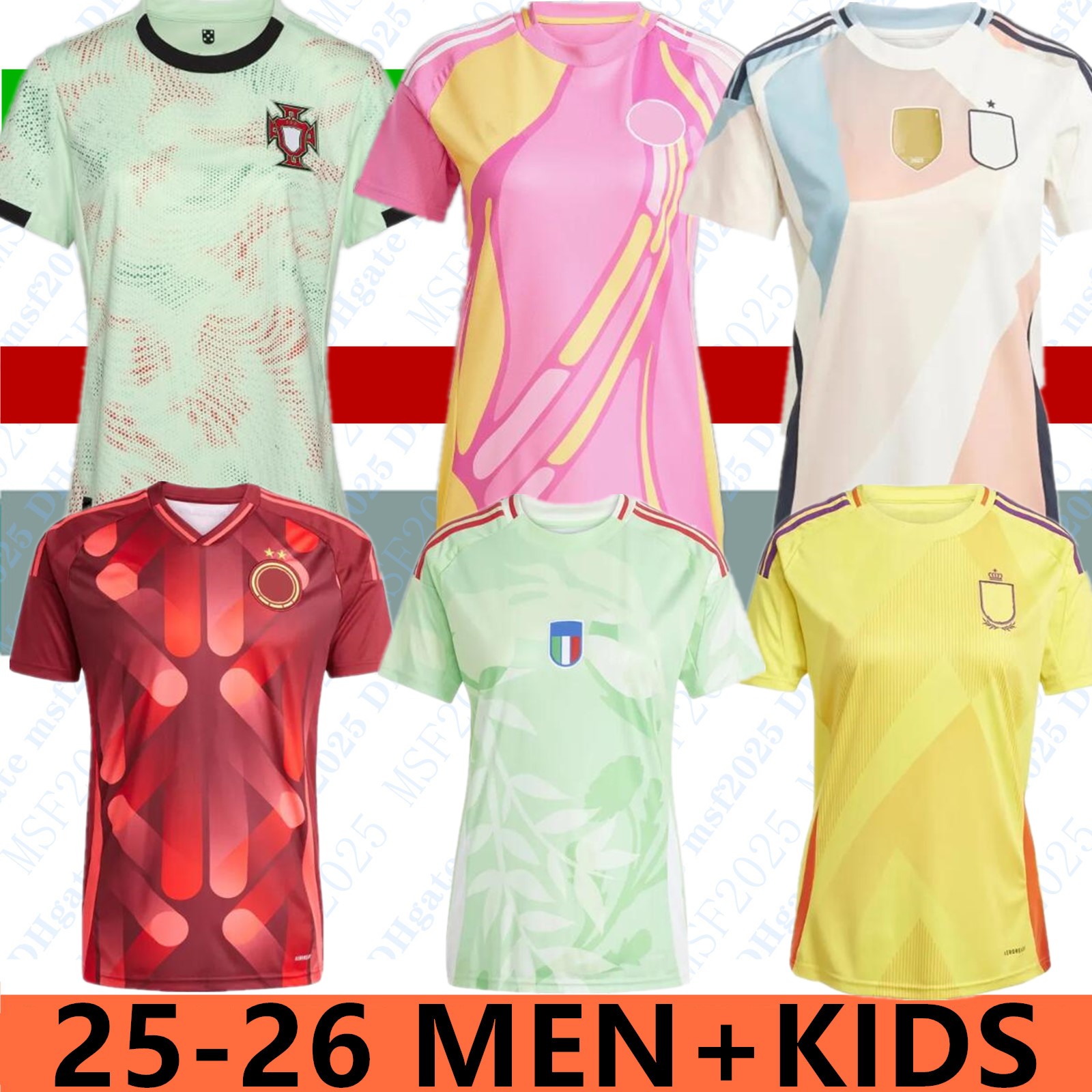 2025 Women Euro Scotland Soccer Jerseys 25 26 Home Away National Team germanyS Northern Ireland Spain Belgium Italy Football Shirts Portugal 888