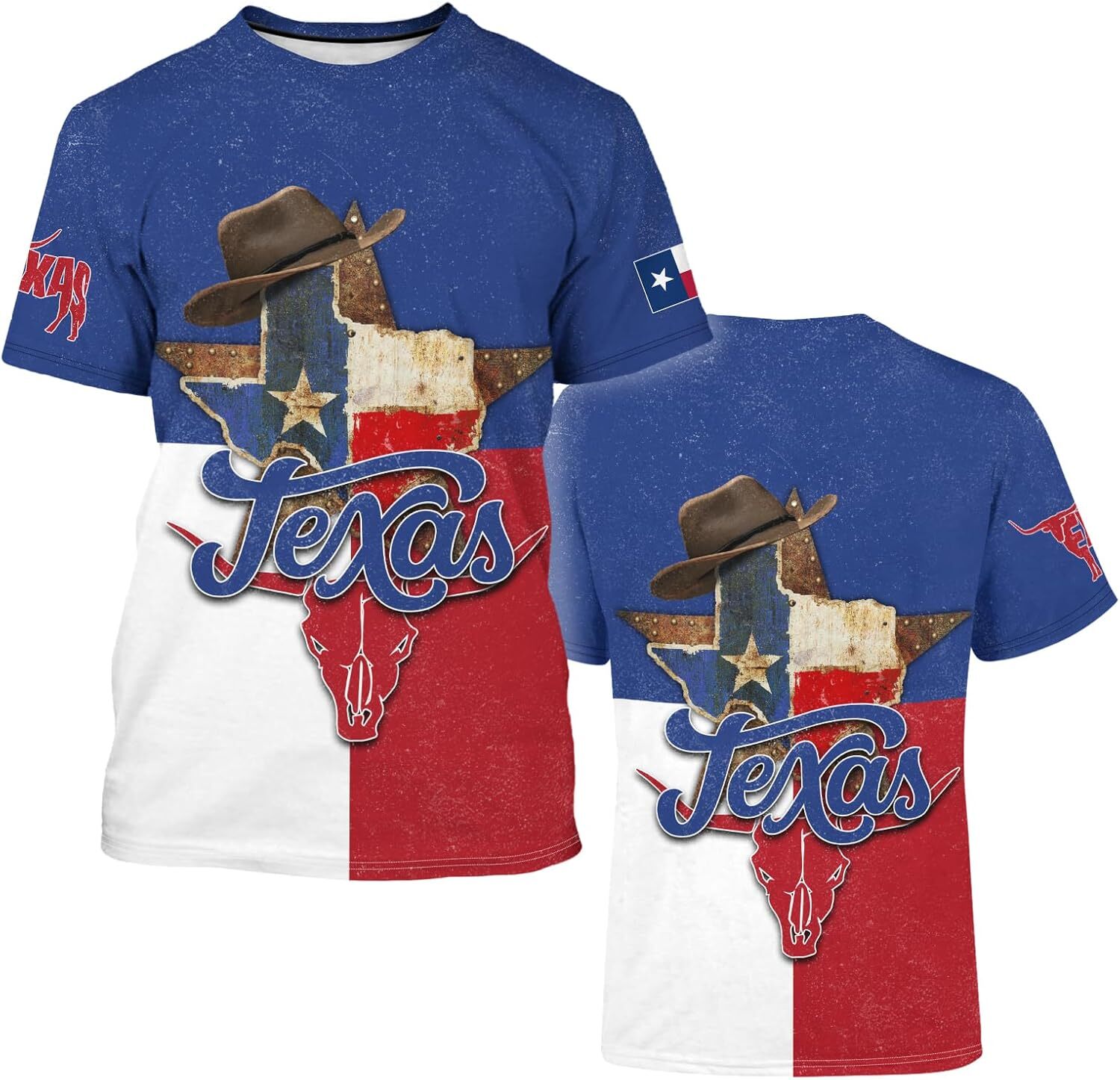 Mens T shirt Men's American State T-Shirts 3D Printed Novelty Graphic Short Sleeve Shirts Casual Crew Neck Tees Unisex Fashion