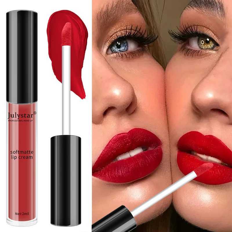 Waterproof Liquid lipstick Colored lipstick Makeup Matte Velvet lipstick Glossy Red Sexy Cosmetic 6 Color Lasting lipstick W250312