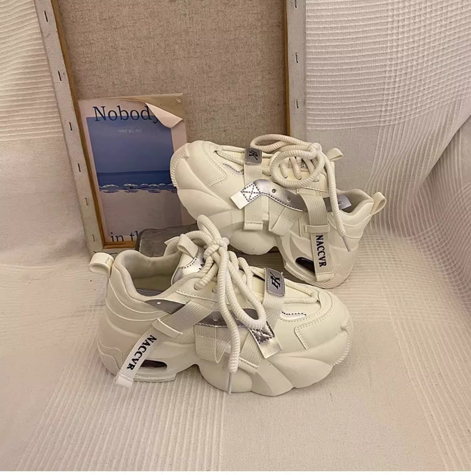 2025 New Thick Bottom Designer Trendy Fashion Spring/Summer Korean Style Height Increasing Multi functional Women's Shoes