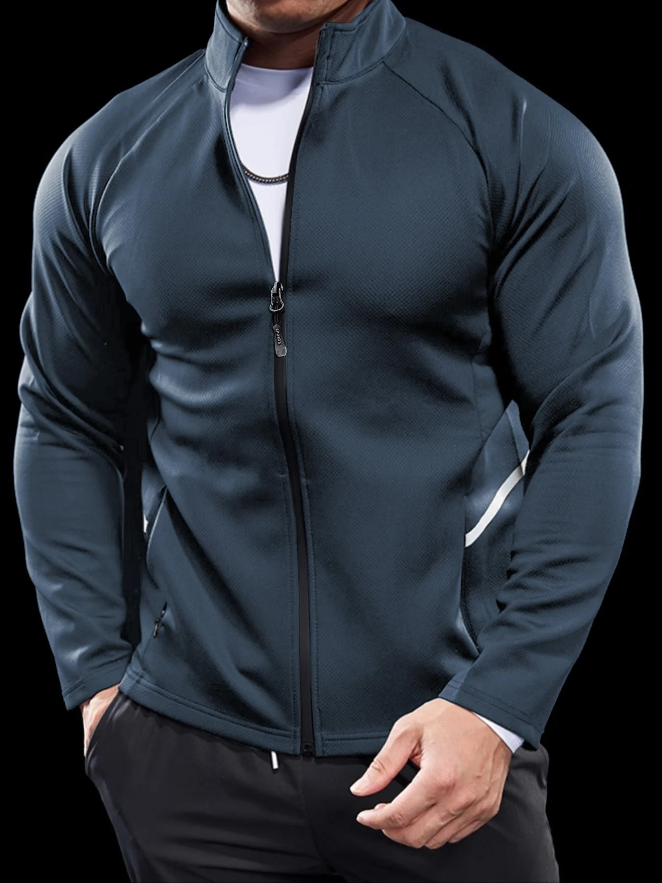 Mens Jackets Training Wear Muscle Curves Fitness Casual Lightweight Slim Quick Dry Running Boyfriends Gift 250312