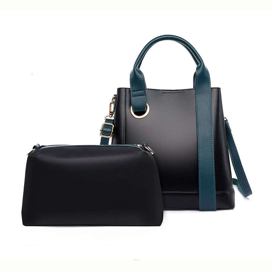 Women's Bags handbag Handbag, new bucket contrasting color women's crossbody bag, fashionable large capacity commuting tote bag for women