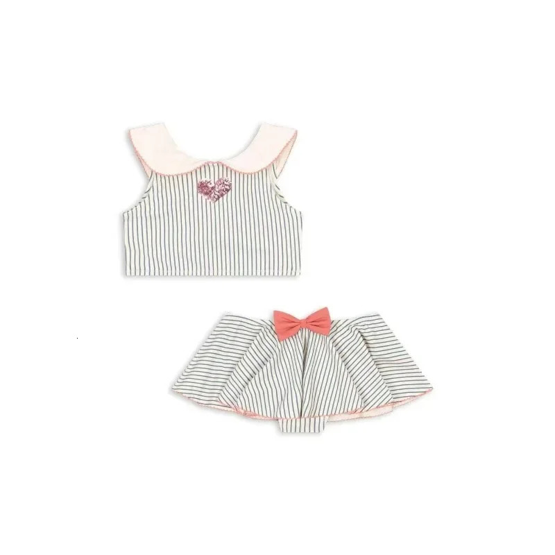 Girl Swimwears Stripe Long Sleeved Swimsuit Bow Baby Girls Swimwear Beach Shorts Kids Vacation Sunscreen Swimsuits 250311