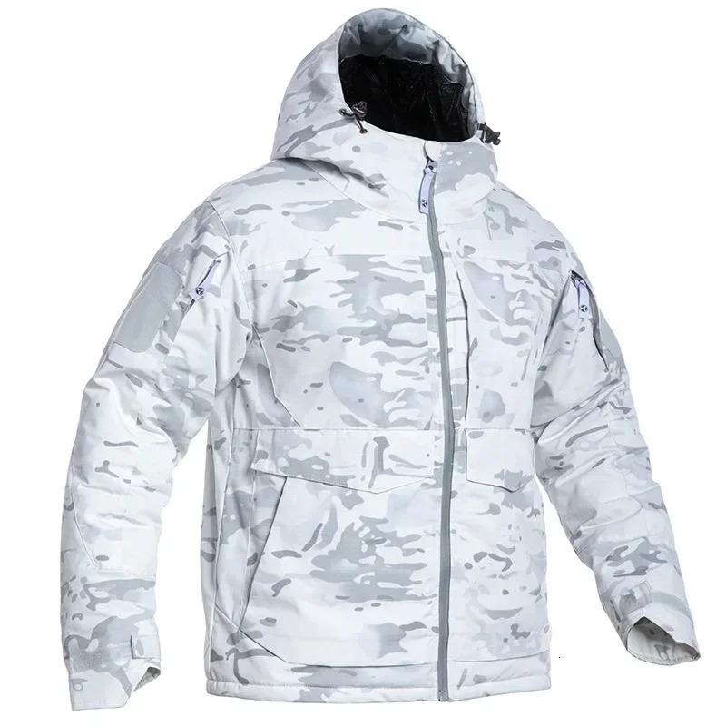 M65 Tactical Camouflage Cotton Jacket Mens Winter Outdoor Coldproof Windbreaker Heat Reflective 250312