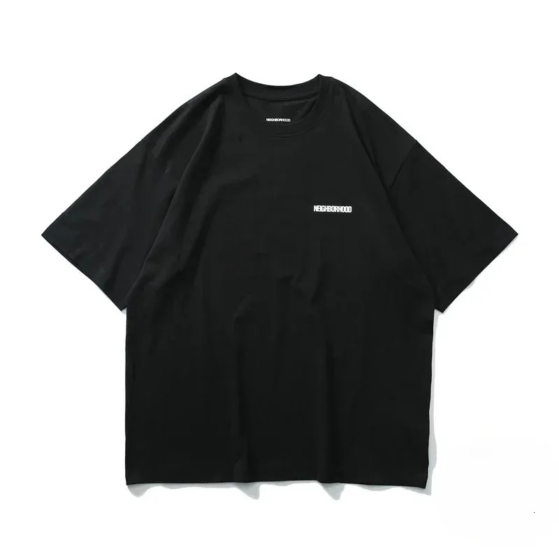 Tokyo Community Craft and Pride Mens Tshirt Black White NBHD Cotton Loose 250312