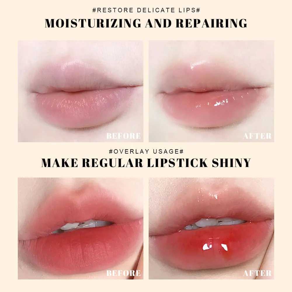 Dragon Ranee Glossy Seven Color Walking lipstick Glass Transparent lipstick Sticky Stacked lipstick Glass lipstick Moisturizing lipstickXJ250312