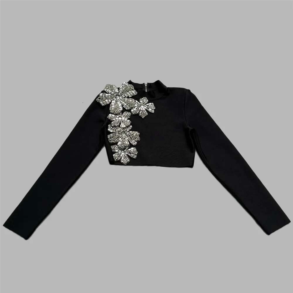 2024 New Arrival Women Two Pieces Sexy Dias Long Sleeve Tops Skirts Autumn Clothes Club Party Bandage Sets
