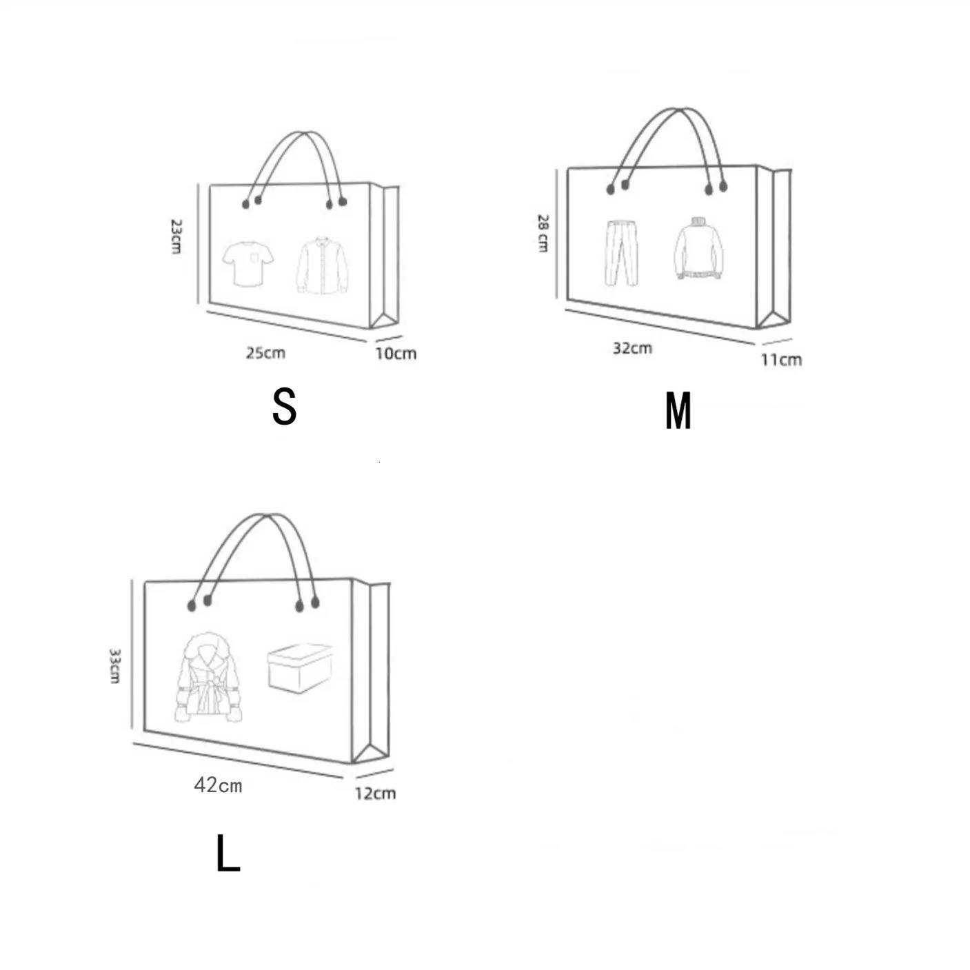 Laser PVC Shopping Bag With Snap Button Reusable Women Waterproof Eco Tote Bag Clothing Wedding Party Favor Gift Packaging Bags 250305