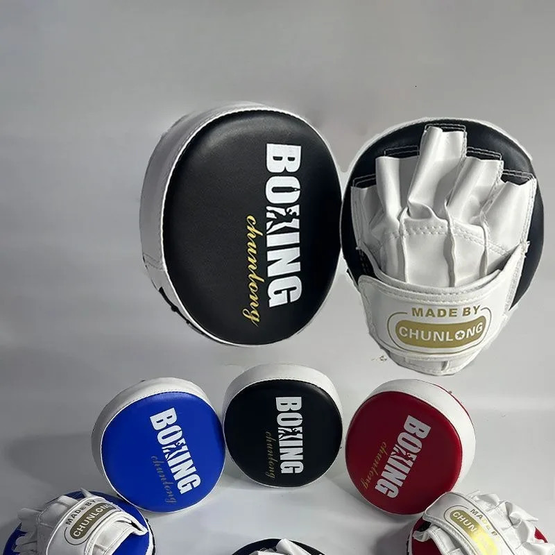 Boxing Hand Target Thickened PU Muay Thai MMA Sanda Air Training Target Mitt Focus Punch Pads Boxing Training Accessorie 250311