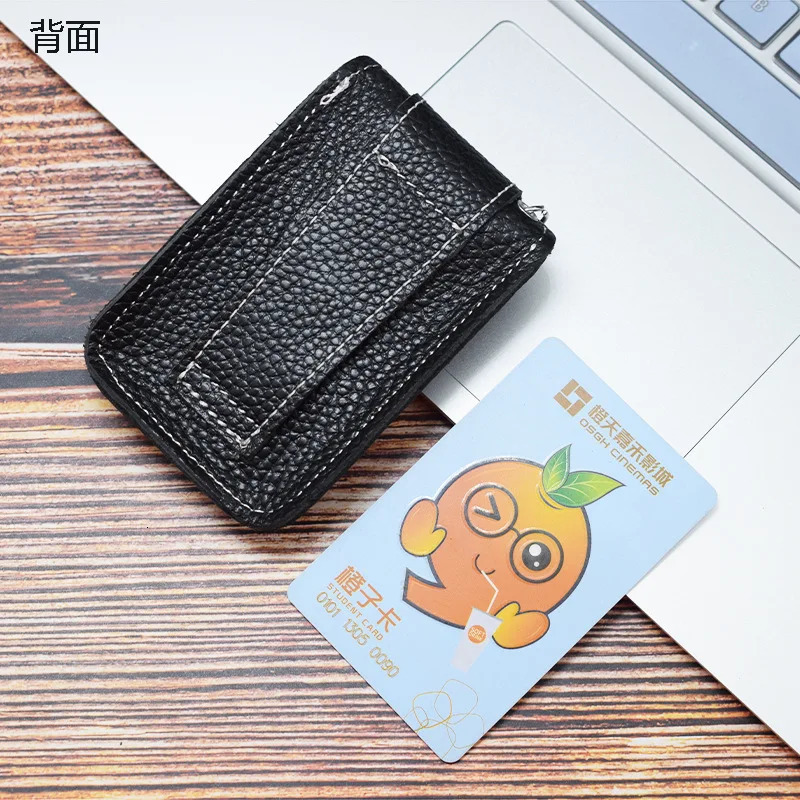 Genuine Leather Smart Key Holder Wearable Belt Car Key Wallet Organizer Keychain Storage Bag Housekeeper Bag Cover Hasp Key Case 250311