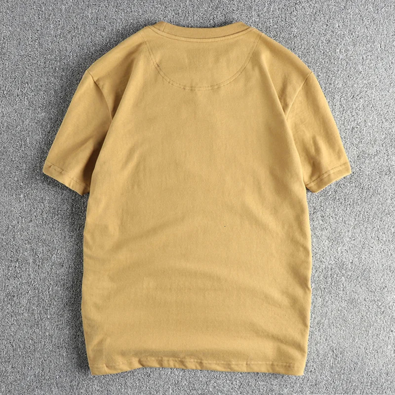 Summer personalized motorcycle elements letter pattern short sleeve Tshirt men retro trend youth american half 250312