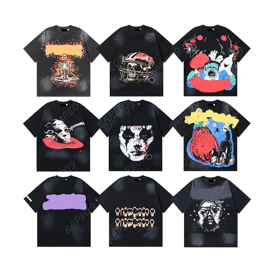 Designer Mens T Shirt Men Womens Shirts Summer Fashion clothes Tshirt Wash Letters Casual streetwear Washed Short Sleeve Man Tee Woman Tops