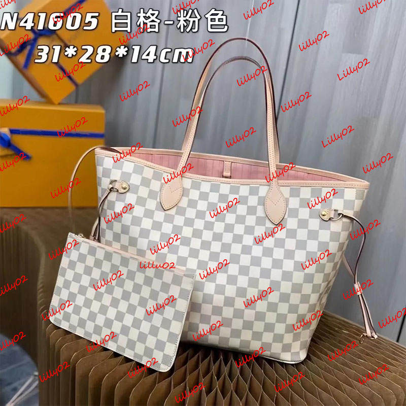 2025 designer bag 2pcs Set Naverfull Enbossed Flower Women Cross body Handbag Shoulder Bags Fashion Composite Lady Clutch Tote Bag shopping Female Coin Purse Wallet