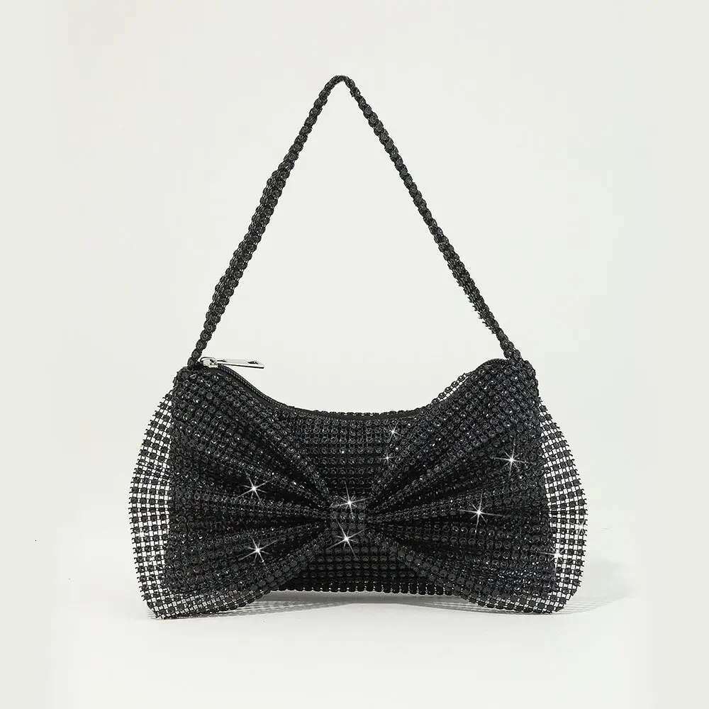 2025 New Shiny Round Mini Handbag Fashion Designer Women s Handbag Bow Decoration Banquet Party Wallet Lipstick Storage Bag Casual Crossbody Bag