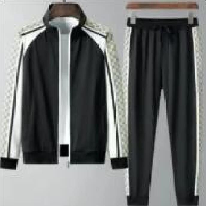Men's Tracksuits Mens Fitness Sweatsuits Casual Man Clothes Outfits Pants cardigan zip jacket two piece jogging Suits