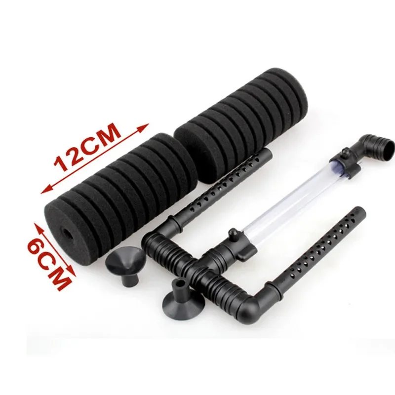 23cm Height Aquarium Bio Filter Sponge Aquarium Biochemical Sponge Foam Fish Tank Air Pump Aquarium Manual Cleaning Tool 1pcs