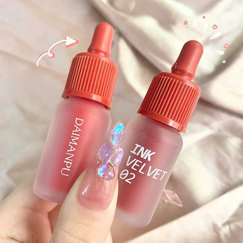 Dye Lip Matte Makeup Moisturizer Liquid lipstick Waterproof Lasting Red Velvet Lip Color Korean CosmeticsXJ250312
