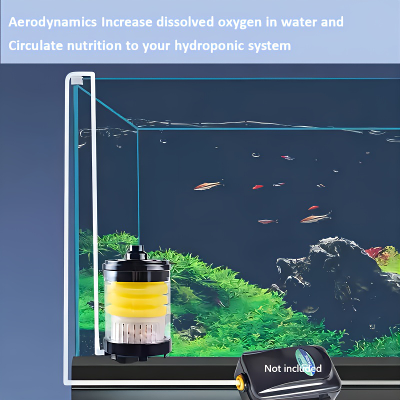 Mini Fish Tank Filter Water Fairy Suction Toilet Fully Automatic Biochemical Sponge Oxygen Filtration Pump Aquarium Accessories