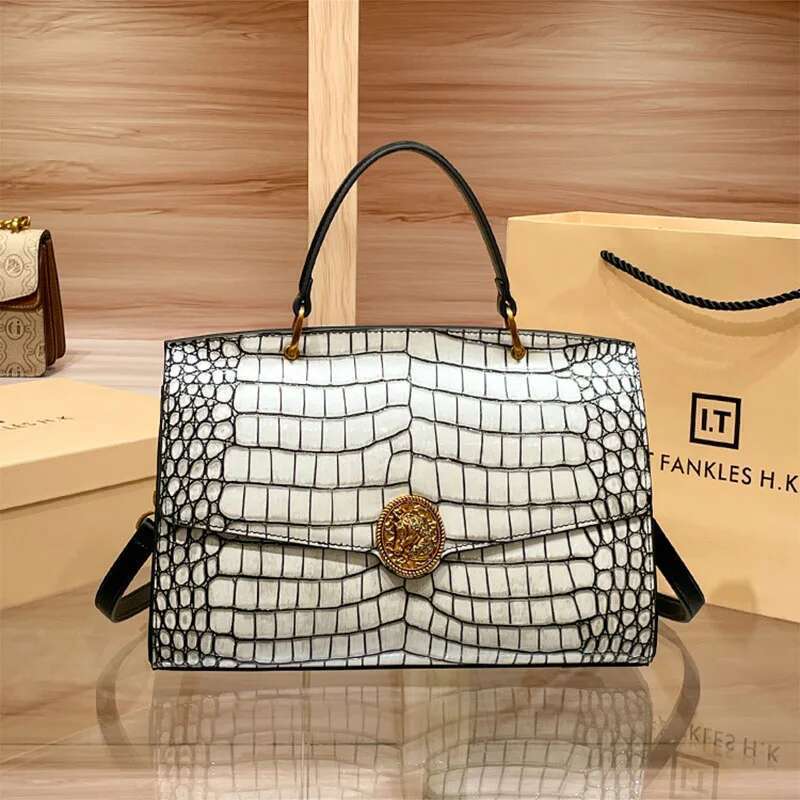 Women's New Genuine leather Versatile Tote Fashionable Shoulder Crossbody Bag Handbag