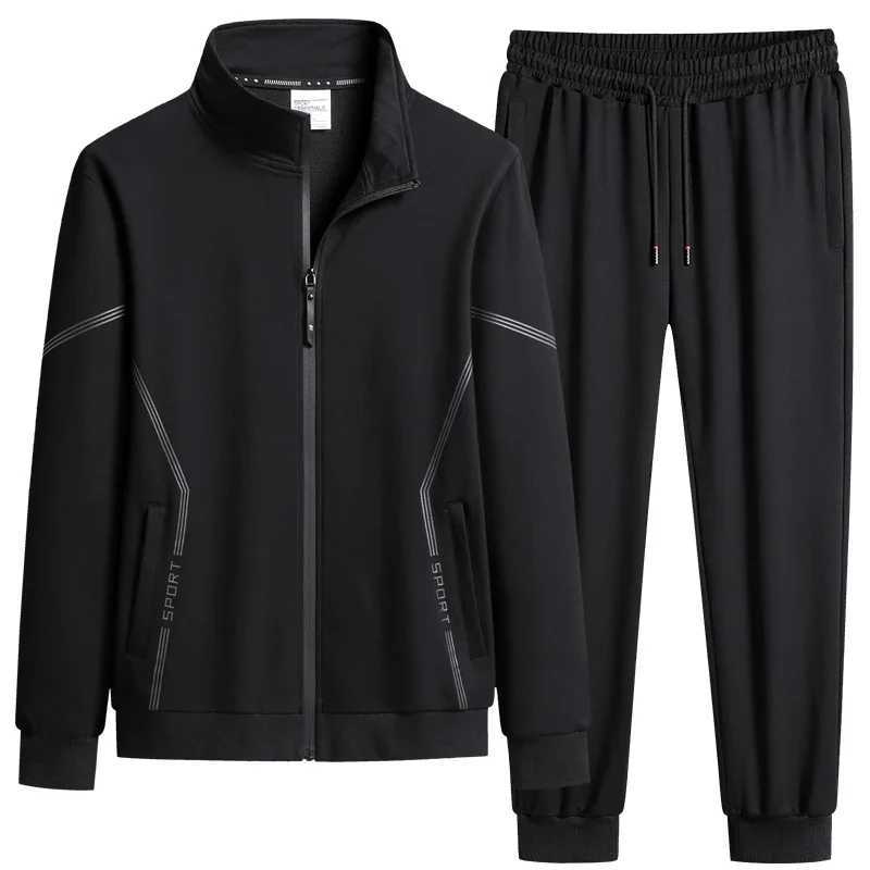 Mens Tracksuit Suit New Arrive Tracksuit Mens Casual Solid Solor Sweatpant Set Unisex Jogging Suit MEN Plus Size 6XL 7XL 8XLT250312