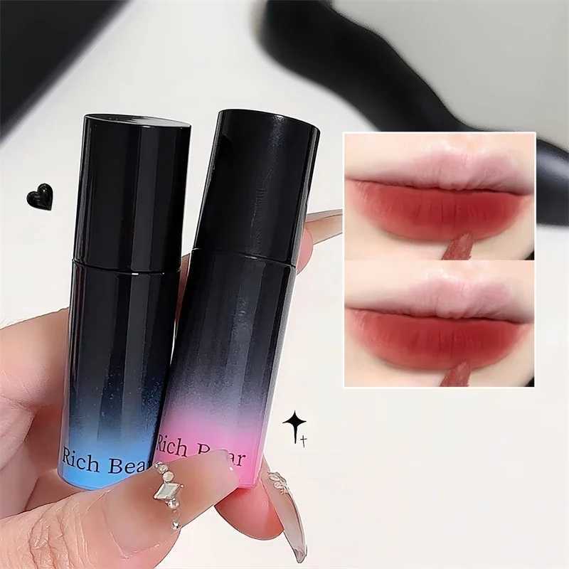 Matte lipstick Matte velvet mouse Grey pink lipstick waterproof durable stick free cup sexy red lip color Korean lipstick makeup W250312