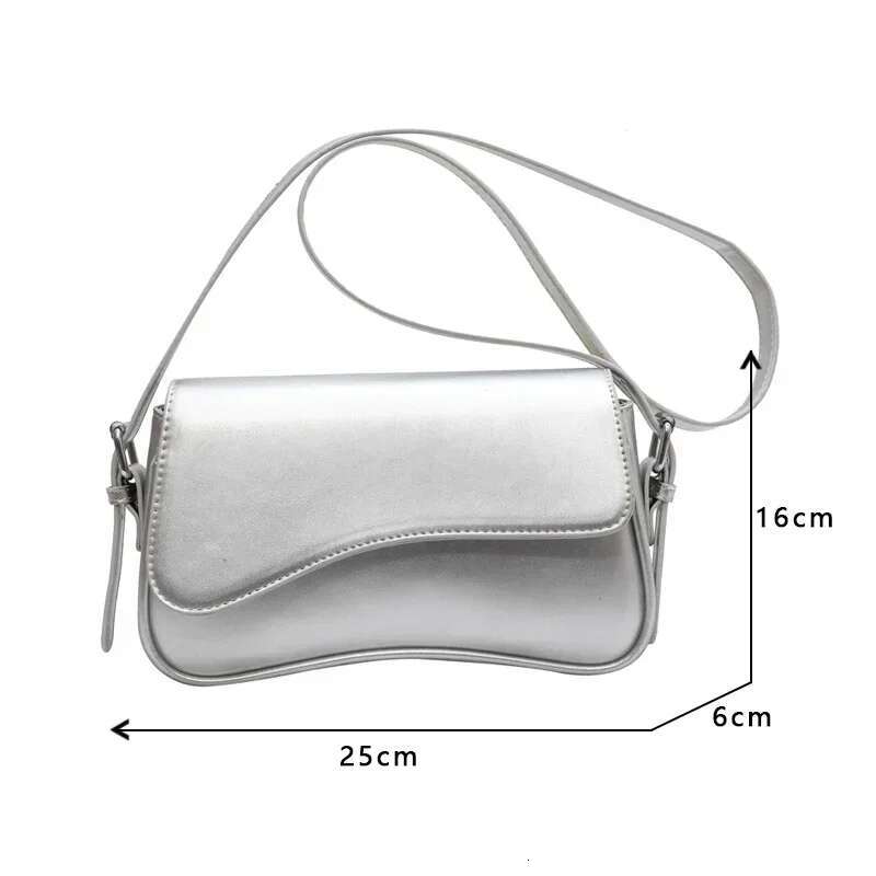 Vintage Leather Crossbody Bags For Women 2024 Designer Female Small Flap Shoulder Underarm Bag Armpit Handbags And Purses