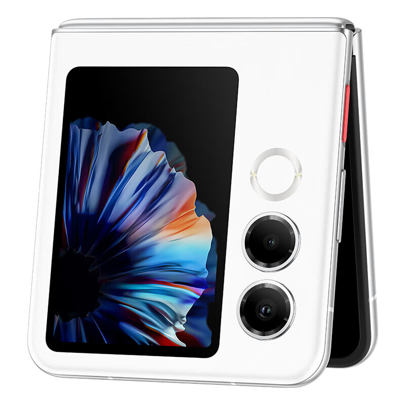 Original Nubia Flip 2 5G Foldable Mobile Phone 8GB RAM 256GB ROM Dimensity 7300X 50.0MP NFC Android 6.9" 120Hz AMOLED Folded Screen Face ID Finge
