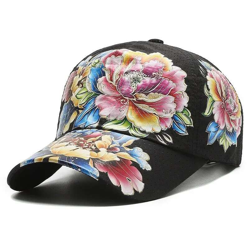Summer Quick Dry Baseball Cap Men's and Women's wer Printed Chinese Style ral Sun Outdoor Hats