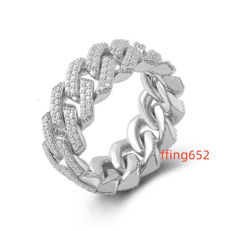 Custom Jewelry Ring Moissanite Hip Hop Ring 925 Rings Women