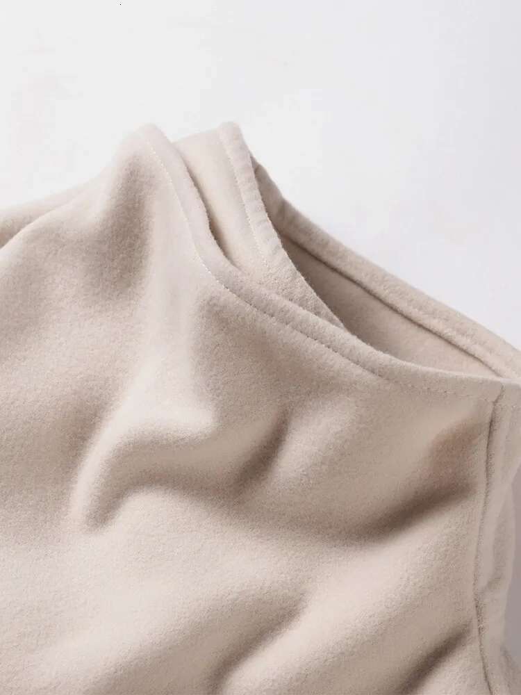 Scarf Collar Chic Woolen Coat Women Classic Loose Long Sleeve Thicken Warm Jacket Female 2024 Winter Pocket Street Outwear Top