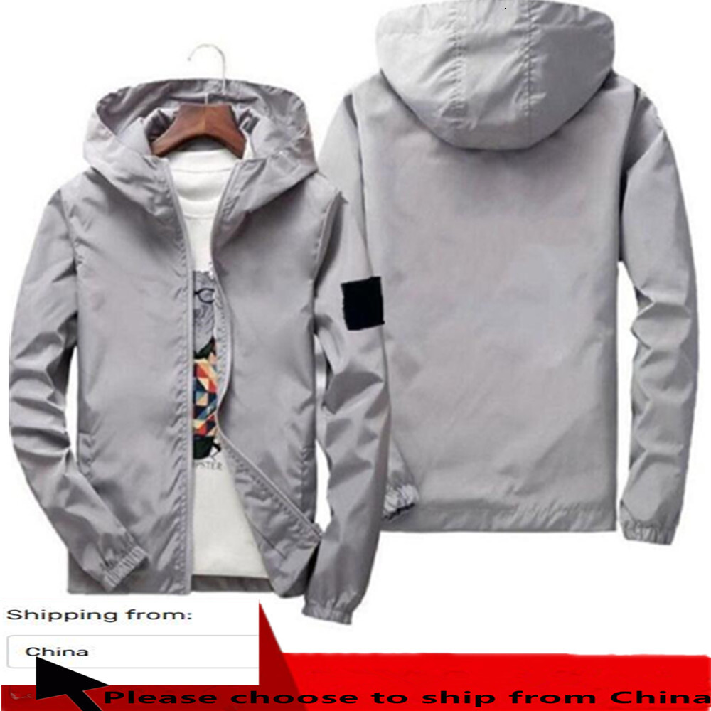 Designer Jumper Tracksuit Embroidered Compass Badge men's waterproof jackets coat zipper hooded windbreaker Womens spring autumn sports casual windproof jacket