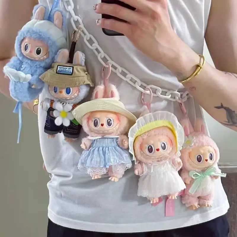 Hot Sale 1 1 pink Labubu Monsters Mokoko series Spring Flower Sweetheart limited edition vinyl doll Kawaii decorative gift X250312