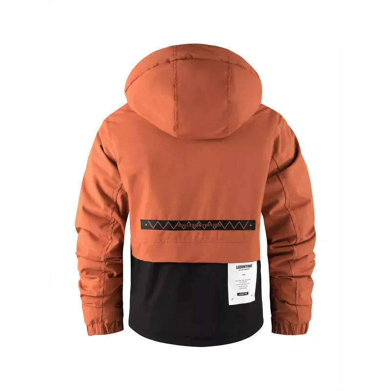 GIOIOMens jacket European and American thick warm cotton apron autumn winter casual work 250312